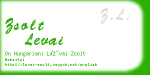 zsolt levai business card